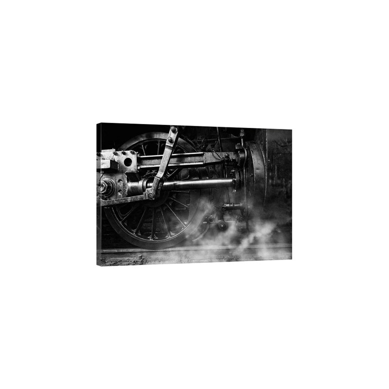 « locomotive air », reproduction de photo, H 32 po x l 48 po x P 1,5 po, Toile