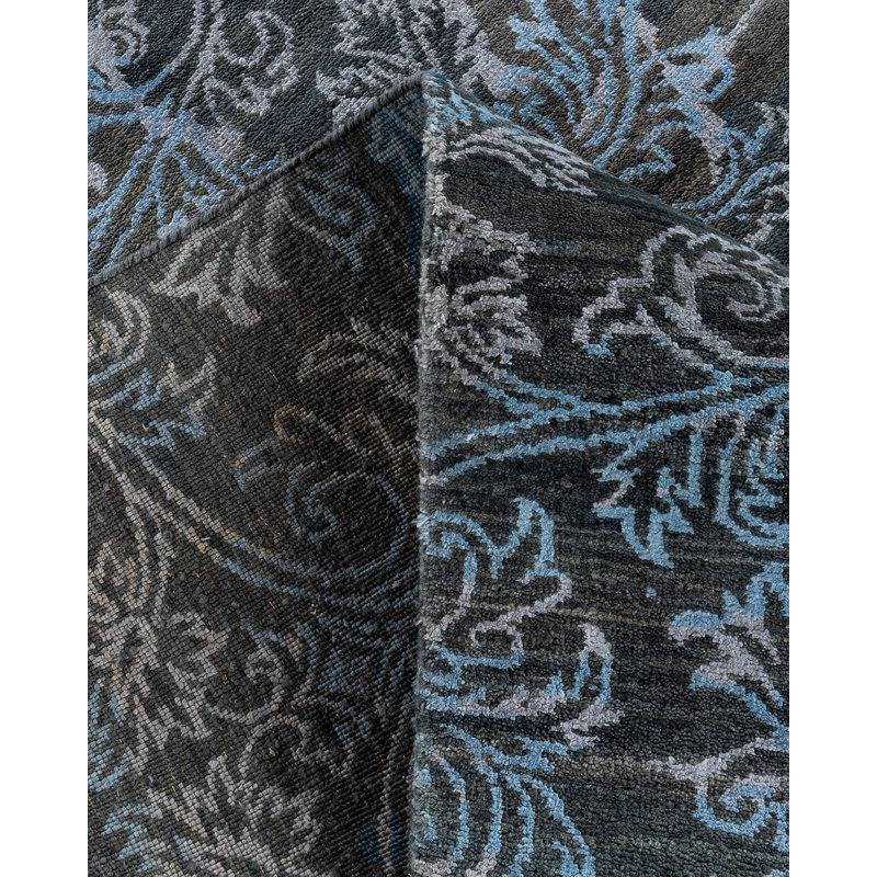 Overdyed One-of-a-Kind 9' 0" X 12' 2" Hand Knotted Area Rug
