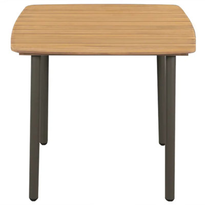 Silsden Rectangular Metal Outdoor Dining Table , cm W cm D
