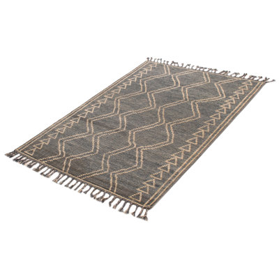 Tangier Dark Grey Rug 5'3" x 7'5"