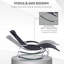 Chaise berçante Zero Gravity avec coussin amovible et tissu résistant aux intempéries pour une détente ultime en plein air-667371571