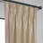 Chali Pinch Pleated Vintage Textured Faux Dupioni Silk Thermal Blackout Curtains (1 Panel)-1407874475-1464795391