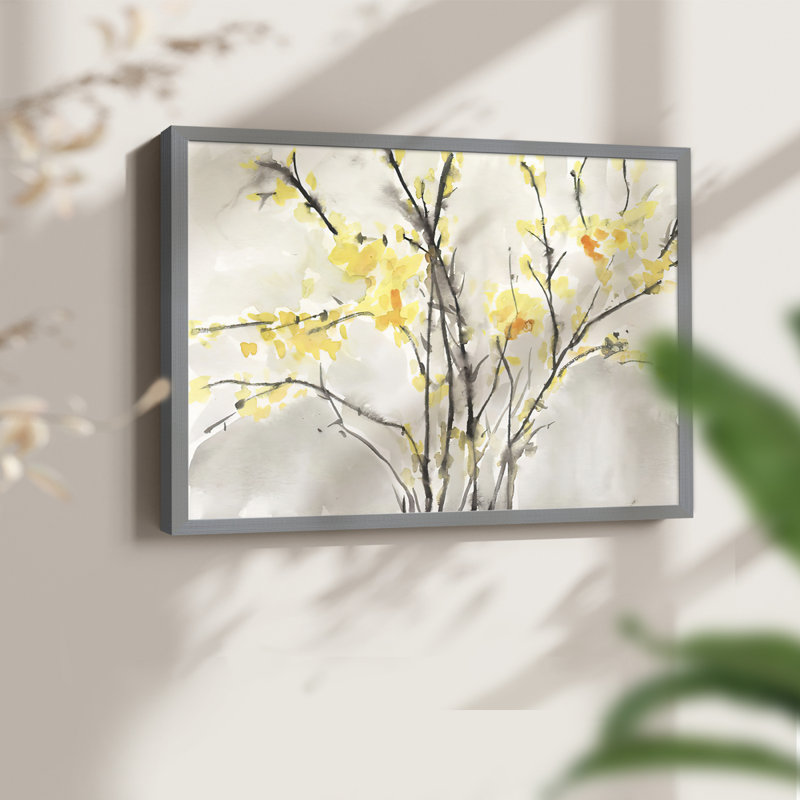«Blissful Elegance I», reproduction encadrée, H 8 po x l 10 po, Gris