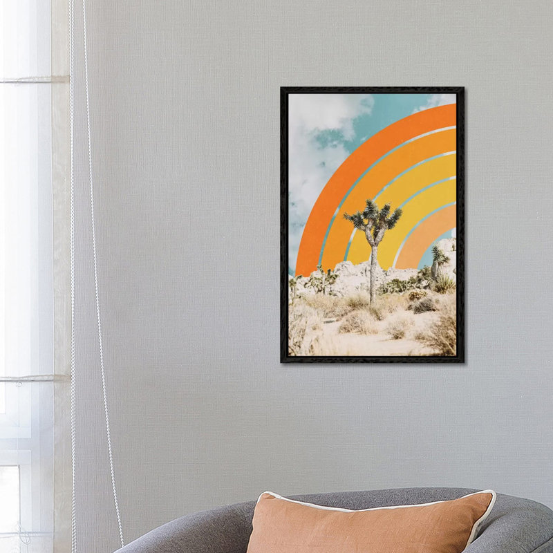 Desertscape by Alisa Galitsyna - Print on Canvas, Black Framed, 66.04 cm H x 45.72 cm W