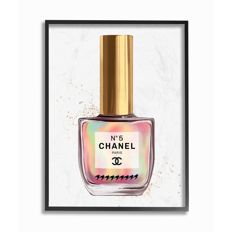« maquillage de style ciel à motif en arc-en-ciel », impression, H 30 po x l 24 po x P 1,5 po, Giclée encadrée noir minuit