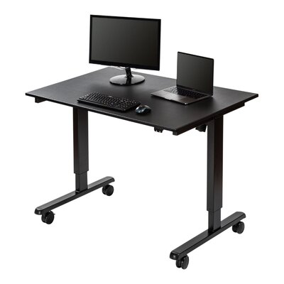 Electric Height Adjustable Standing Desk -  Stand Up Desk Store, SUDE48FT-BK/BK