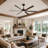 70" Modern Farmhouse Ceiling Fan  