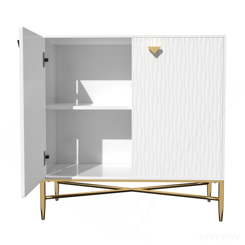 Armoire d'appoint 2 portes, Blanc