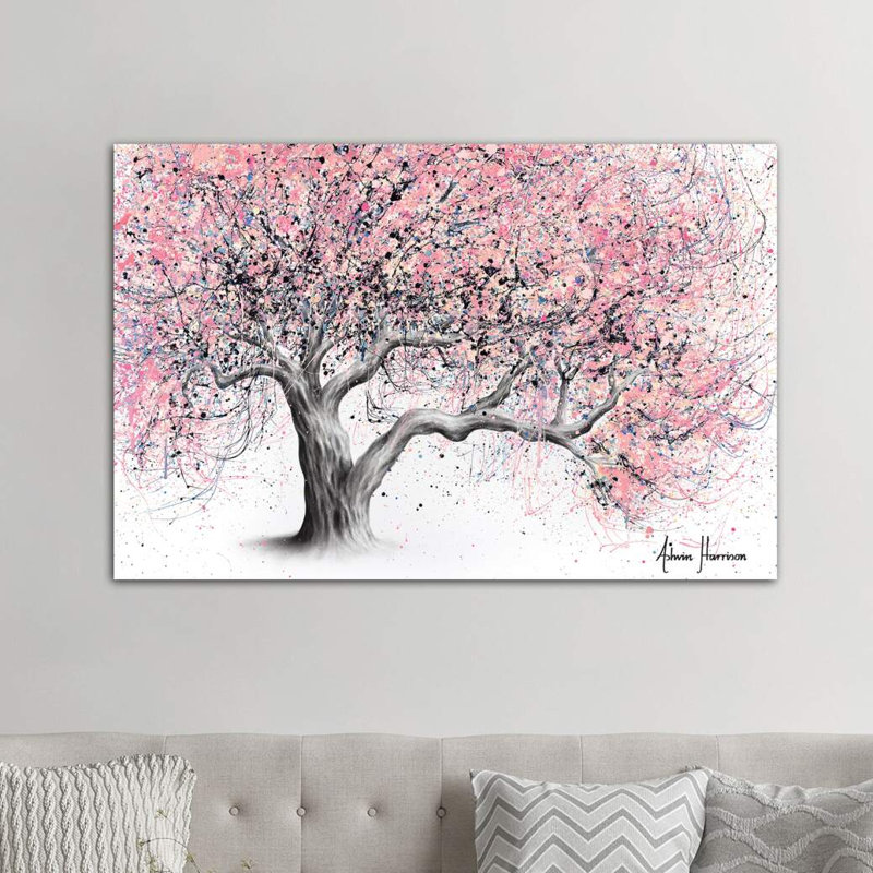 Taffy Blossom Tree by Ashvin Harrison - Wrapped Canvas Print, 152.5 cm H x 101.5 cm W