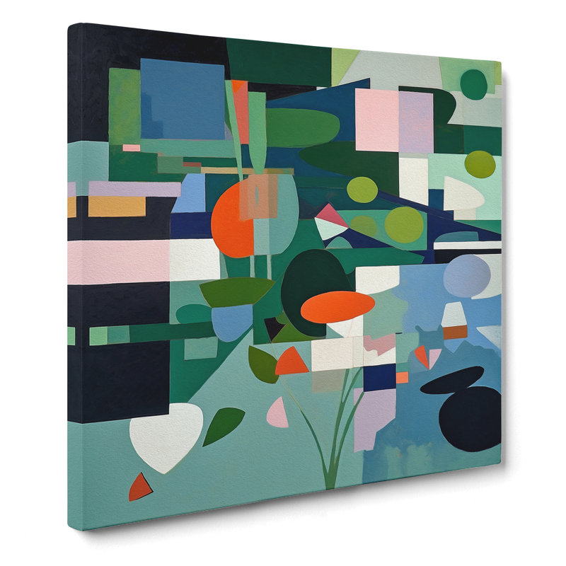 Modern Wall Art - Wrapped Canvas - Framed Print