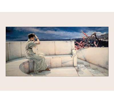 "attends" par sir lawrence alma-tadema, reproduction d’art