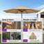 Parasol de table semi-automatique pour l'extérieur-495157225