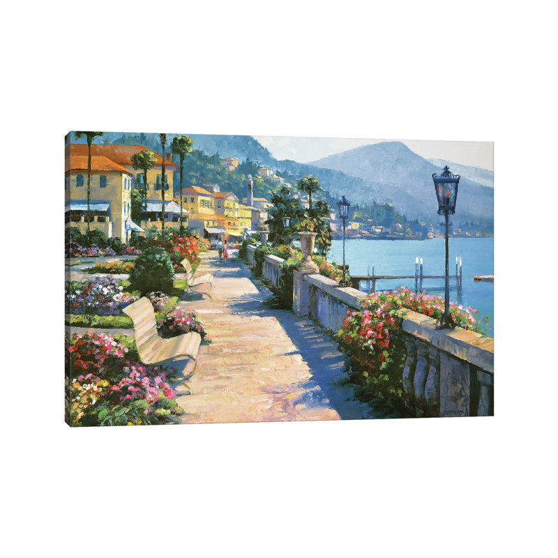 Bellagio Promenade- Gallery-Wrapped Canvas Giclée