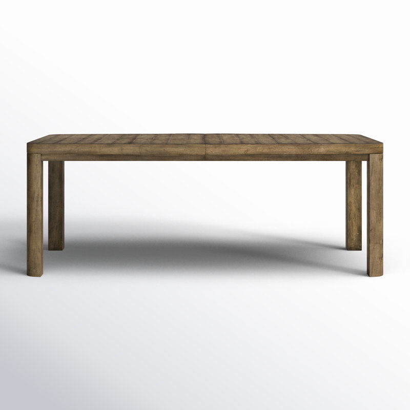 Surfrider Solid Wood Dining Table, Brown