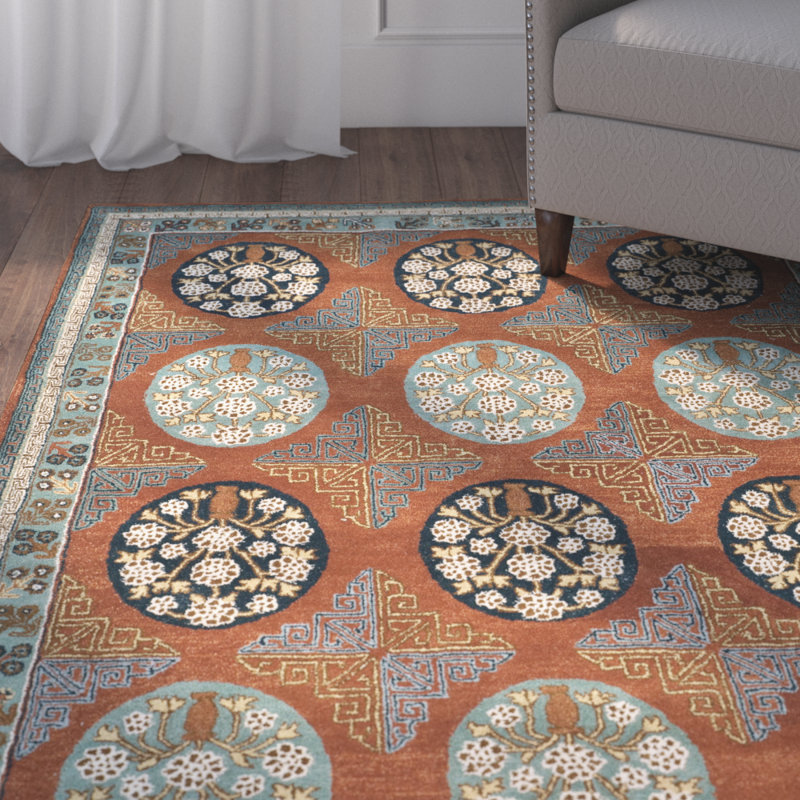 Tapis en laine touffeté à la main Dunbar, 7 pi 6 po x 9 pi 6 po