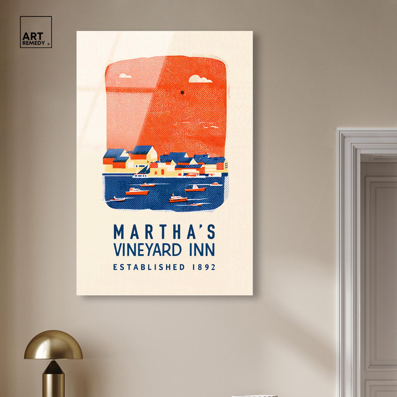 Impression sur toile Martha's Seaside par Art Remedy, H 45 po x l 30 po