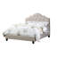 Lit tapissier contemporain en lin avec tête de lit réglable-324141117-310857922