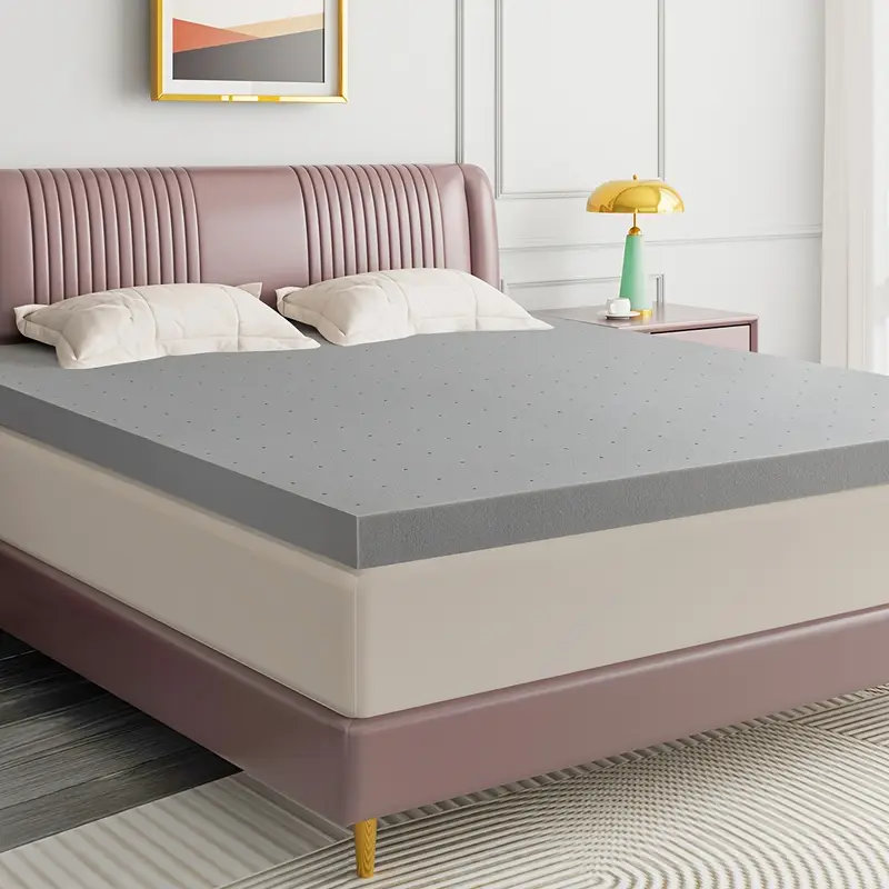 2"/3" High Density Firm Foam Bed Topper For Superior Back Support & Pressure Relief, Certipur-US Certified, 3", King