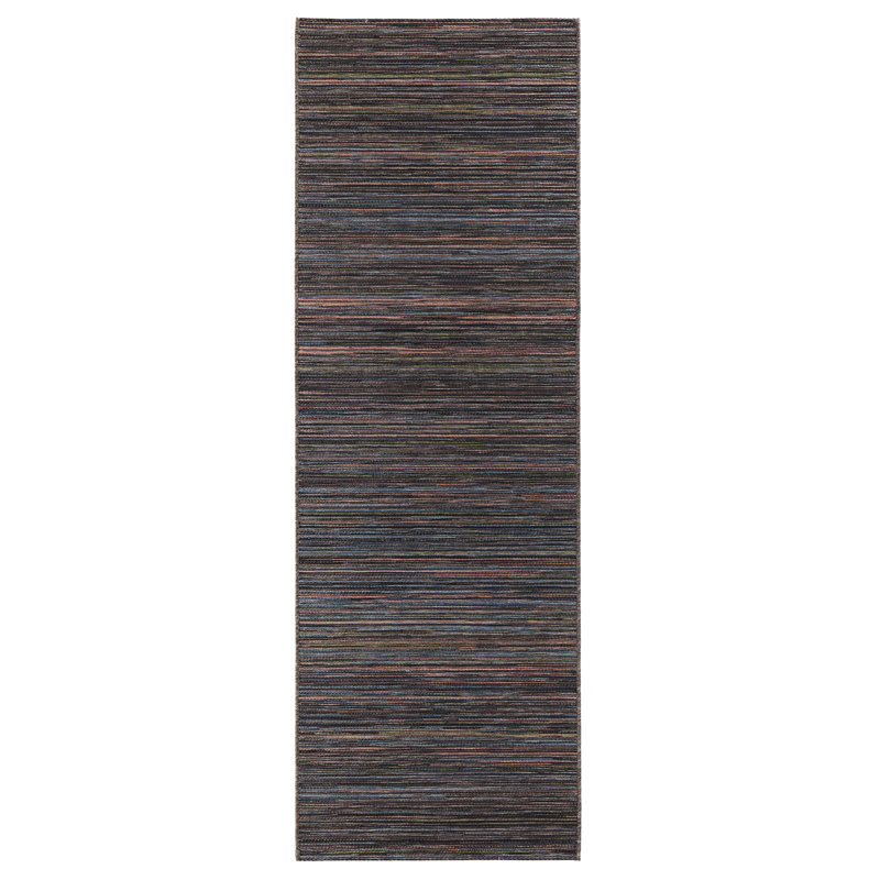 Lotus Flatweave Brown Rug, Runner 80 x 240cm