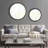 Beaded Round Wall Mirror 36"D-114851236