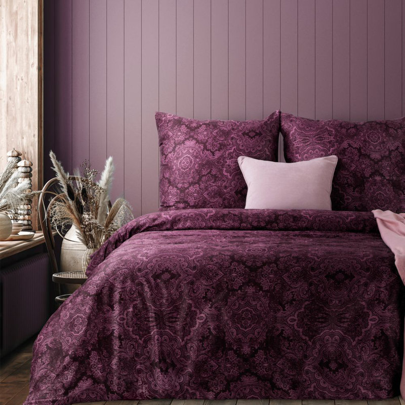 Cotton Duvet Cover with Pillowcases