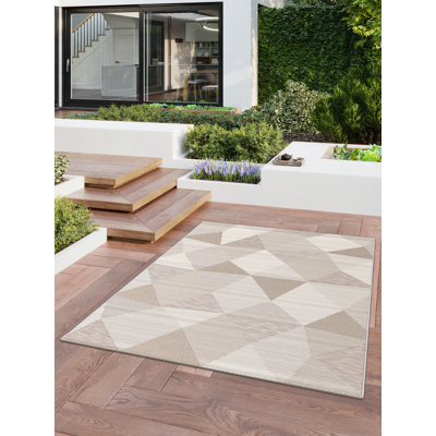 Whittier Geometric Indoor / Outdoor Area Rug