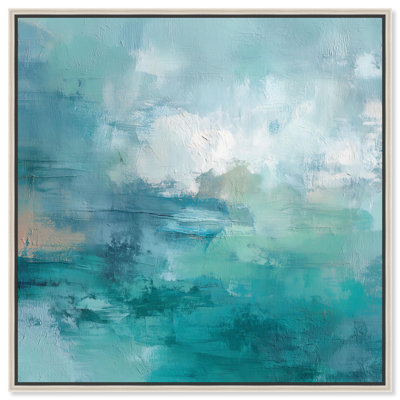 Green Blue II Canvas Abstract Wall Art by Art Remedy