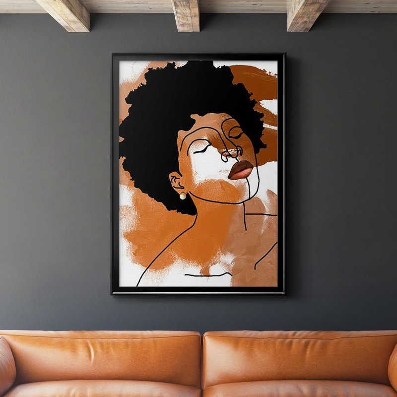 Phenoma Women IV, reproduction encadrée de qualité supérieure, prête à être accrochée, Cadre noir, L 18,5 po x H 24,5 po
