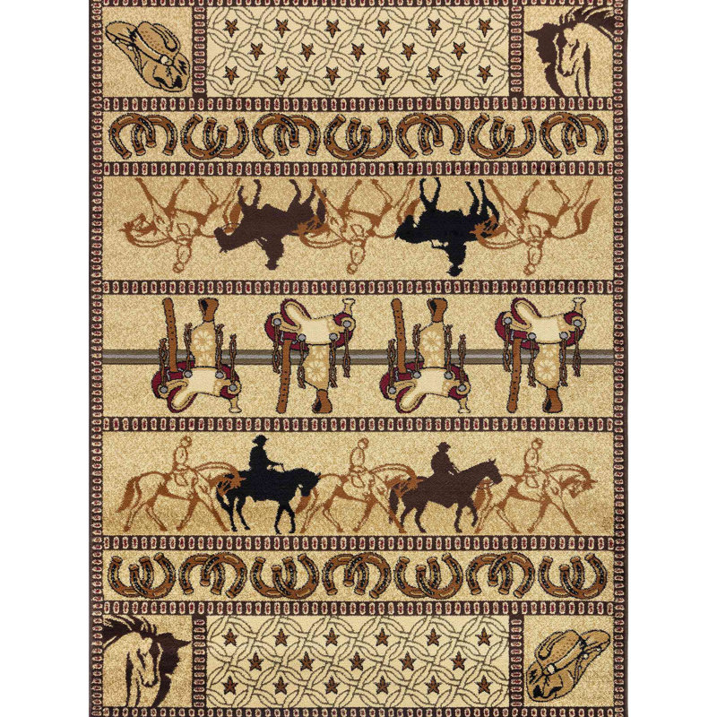 Southwest Area Rug, Rectangle 7'10" x 10'3"