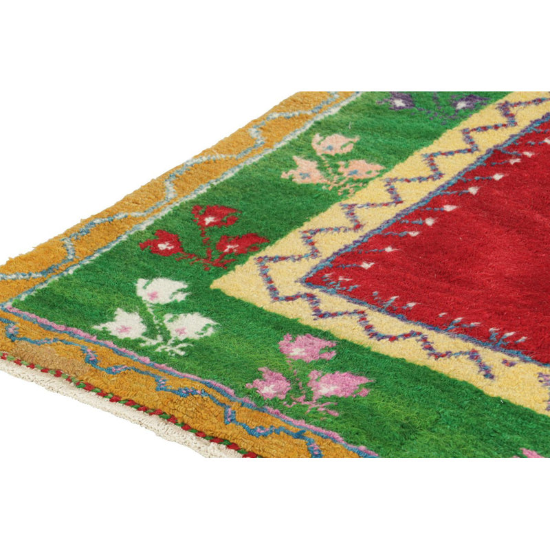 One-of-a-Kind 3'11" X 5'1" Hand Knotted Area Rug