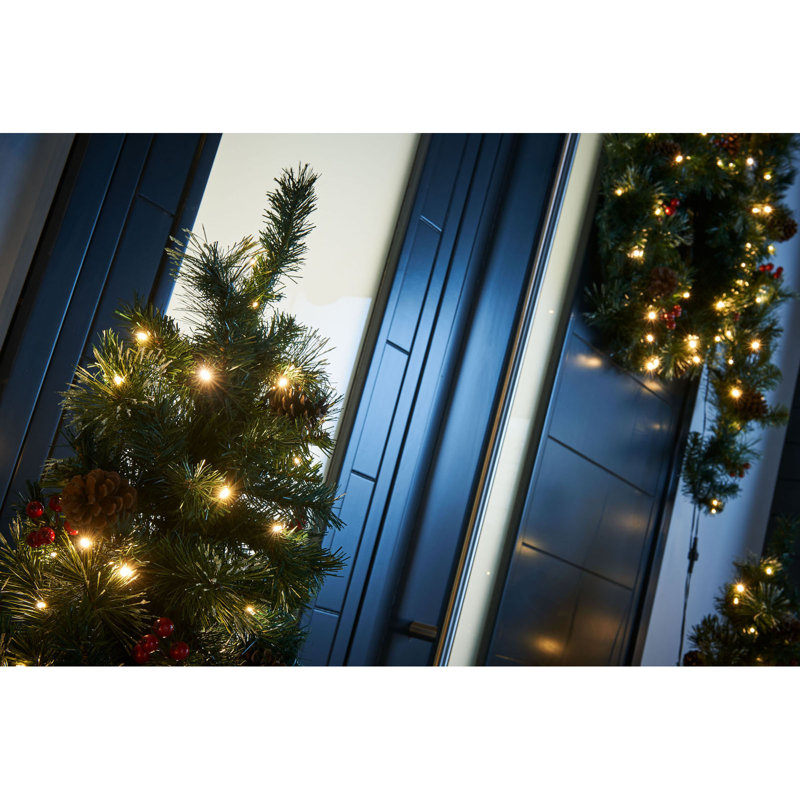 45.72cm Lighted Faux Garland with Lights