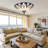 3-light Flush Mount Ceiling Light