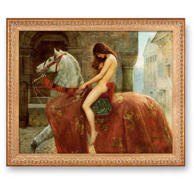 Lady Godiva par John Collier, reproductions d'art classique sur toile, estampe numérique sur toile, 20 x 16 po