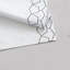 Commune 100% Cotton Geometric Embroidered Flat Sheet-32001869-32001871