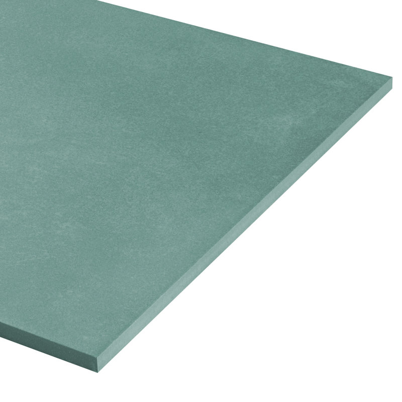 Literary License 12'' W x 24'' L Porcelain Concrete Look Singular Tile, Lagoon