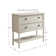 Beckett Spindle Wood 2-Drawer Accent Chest with Lower Shelf