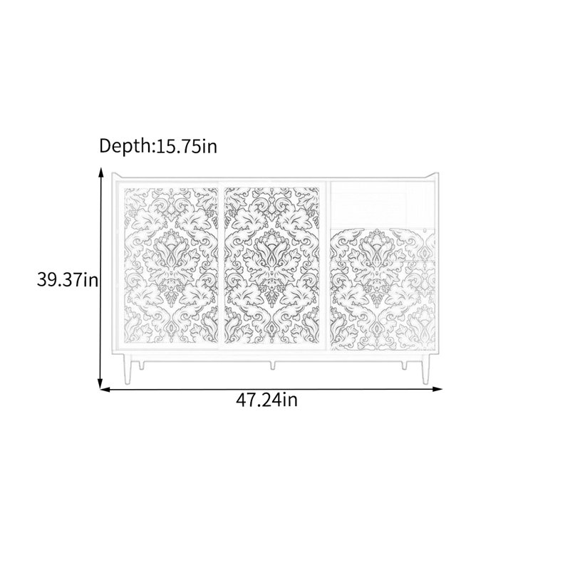 Armoire en pin avec beaucoup de rangement