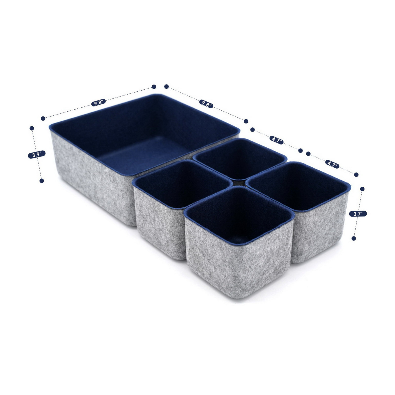 Anadela Organizer Set, Navy