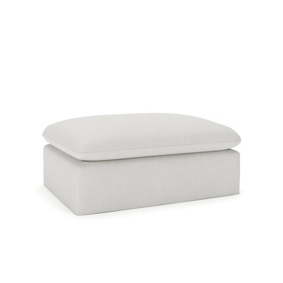 Luna Slipcovered Ottoman And A Half by Birch Lane
