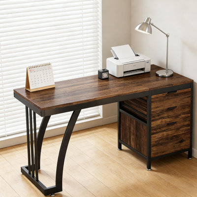 Bureau extensif, bureau d'ordinateur, bureau d'écriture élégant
