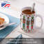 Casse-noisette des Fêtes 15 oz. Tasse décorative en céramique