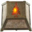 Rustic Lodge 1 - Light Flush Mounted Sconce