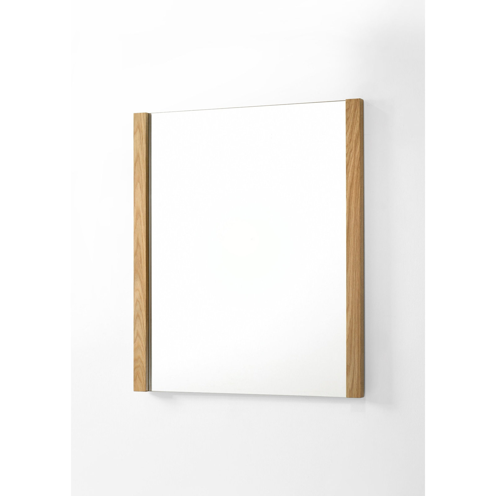 Amalie Rectangle Wall Mirror, Natural Oak