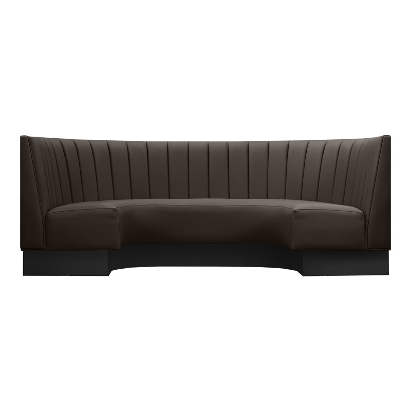 Booth U Channel Back, Espresso S & B