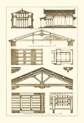 « internal decoration of toit » par j. buhlmann, impression