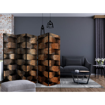Broomfield 172cm H Folding Room Divider