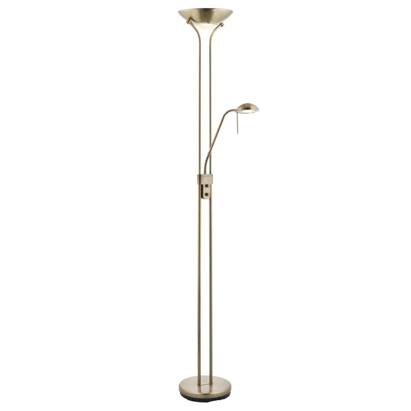 Charlie 180cm Uplighter Floor Lamp, Antique