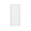 Niche de douche rectangulaire encastrée blanche en acier inoxydable de calibre 18 de 24 po x 12 po sans carreau nécessaire