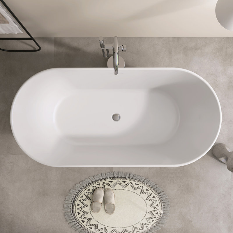Baignoires de trempage autoportantes en acrylique 67 po