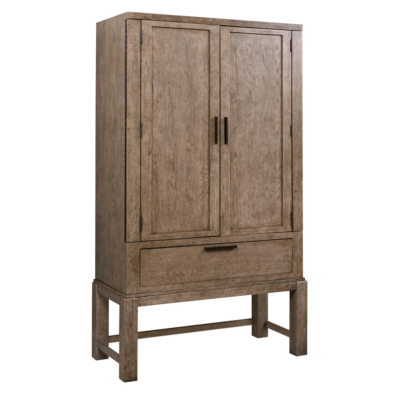 Kaziyah Solid Wood Armoire